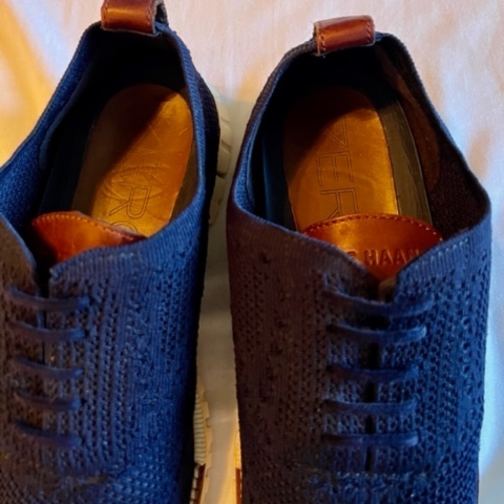 Cole Haan ZeroGrand StitchLite Wingtip Oxford Navy Sz 7​​​​​​​​​​​​​​​​​… - Picture 5 of 8